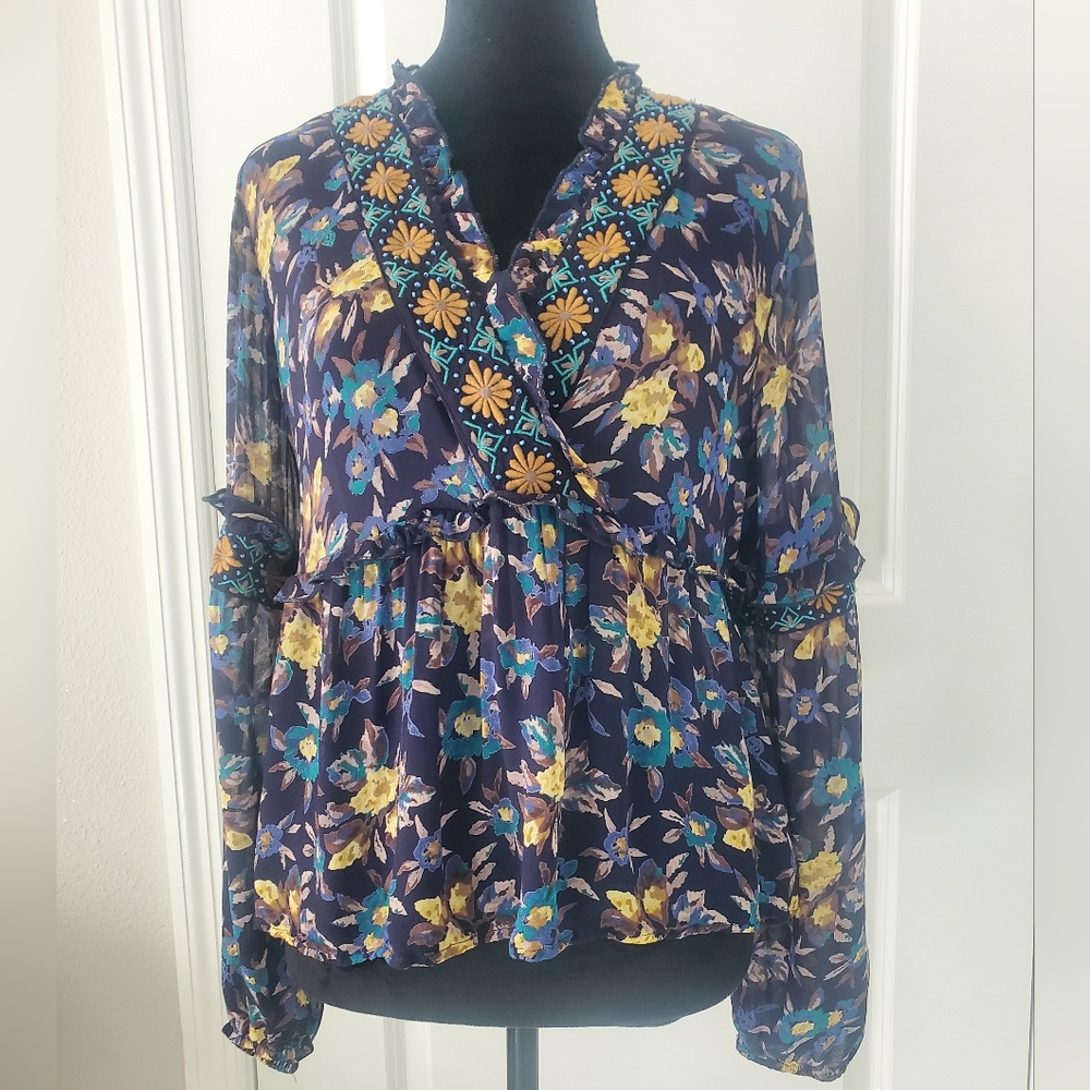 Meadow Rue By Anthropologie Blouse